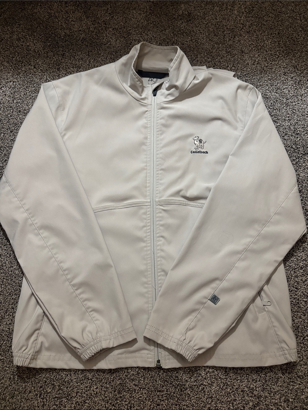 Camelbak Men's Light Cream Windbreaker Jacket